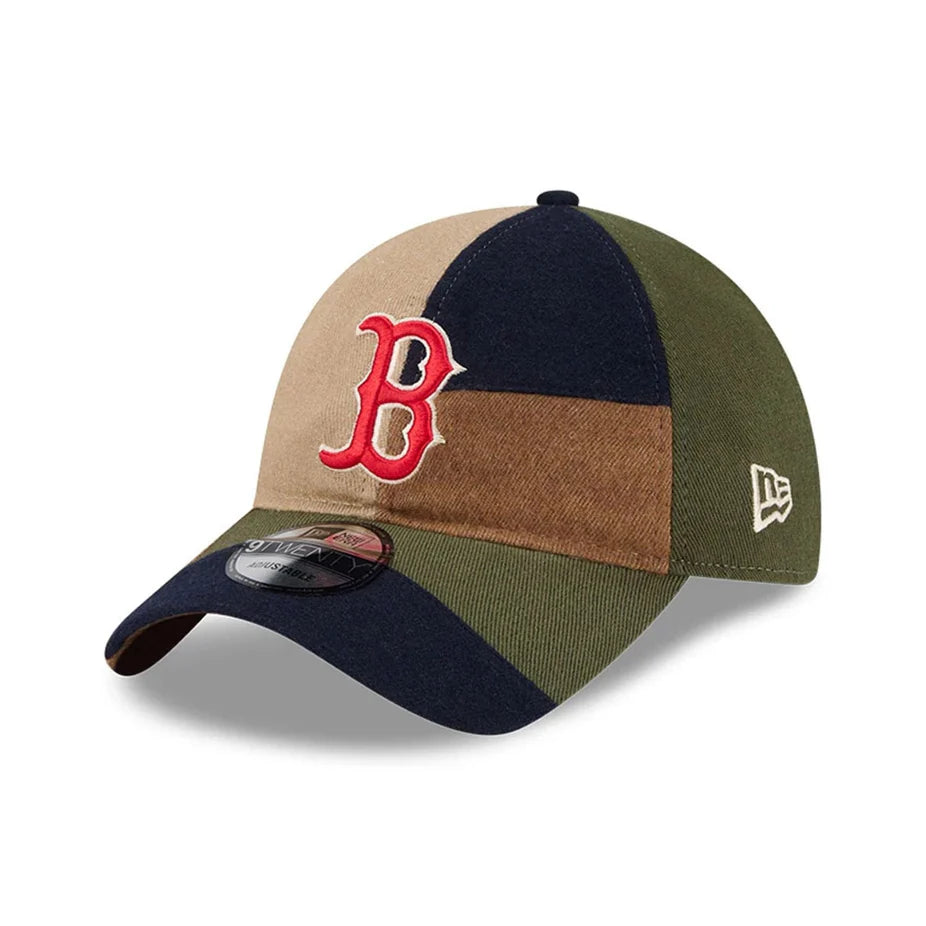 New Era 9TWENTY Boston Red Sox MLB Patchwork Marrone