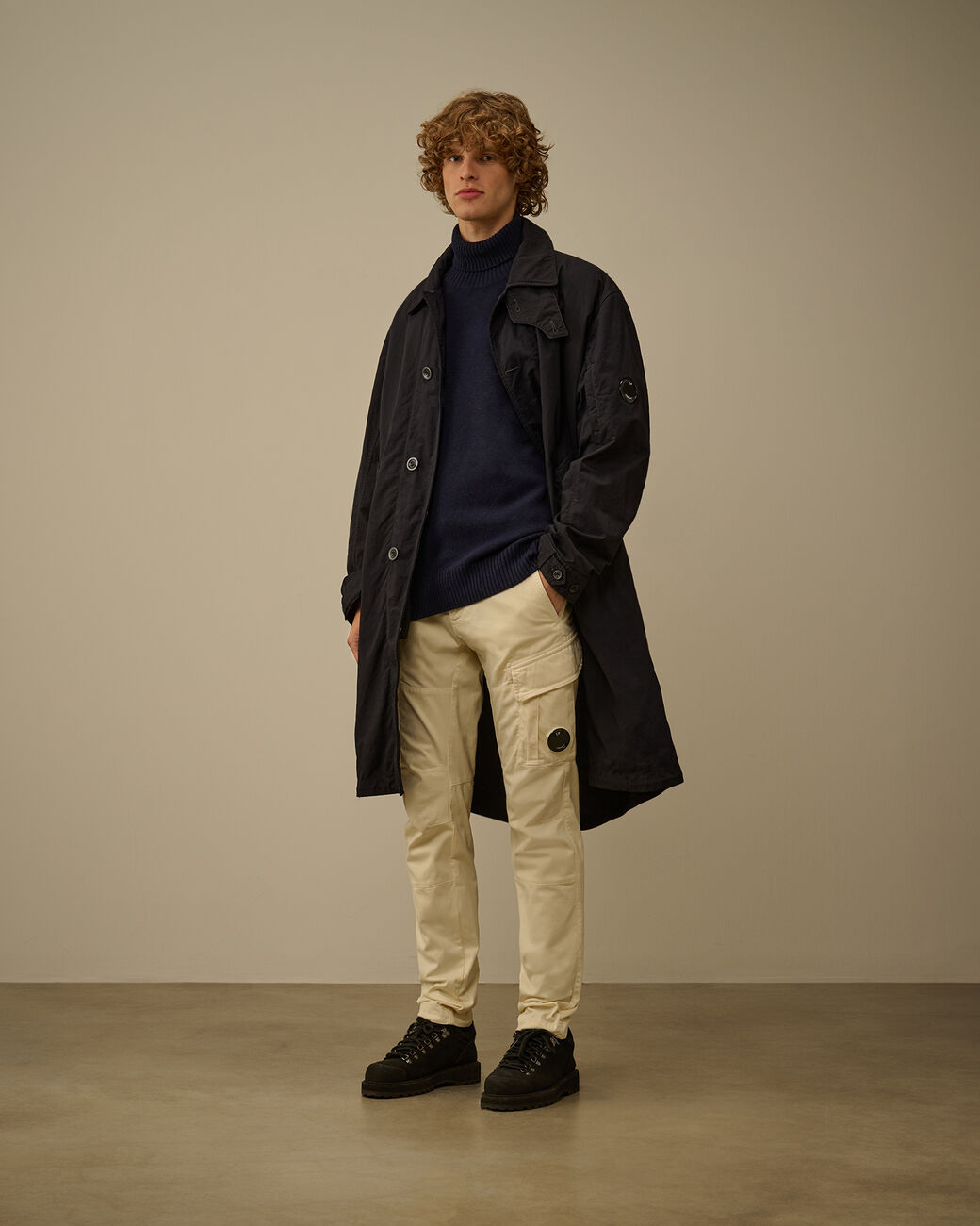 Cp Company Lambswool Grs Turtleneck Sweater