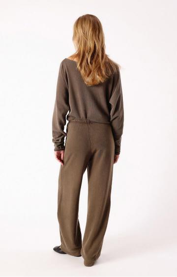 American Vintage Pantaloni Jogger Donna Vibtown Brunette
