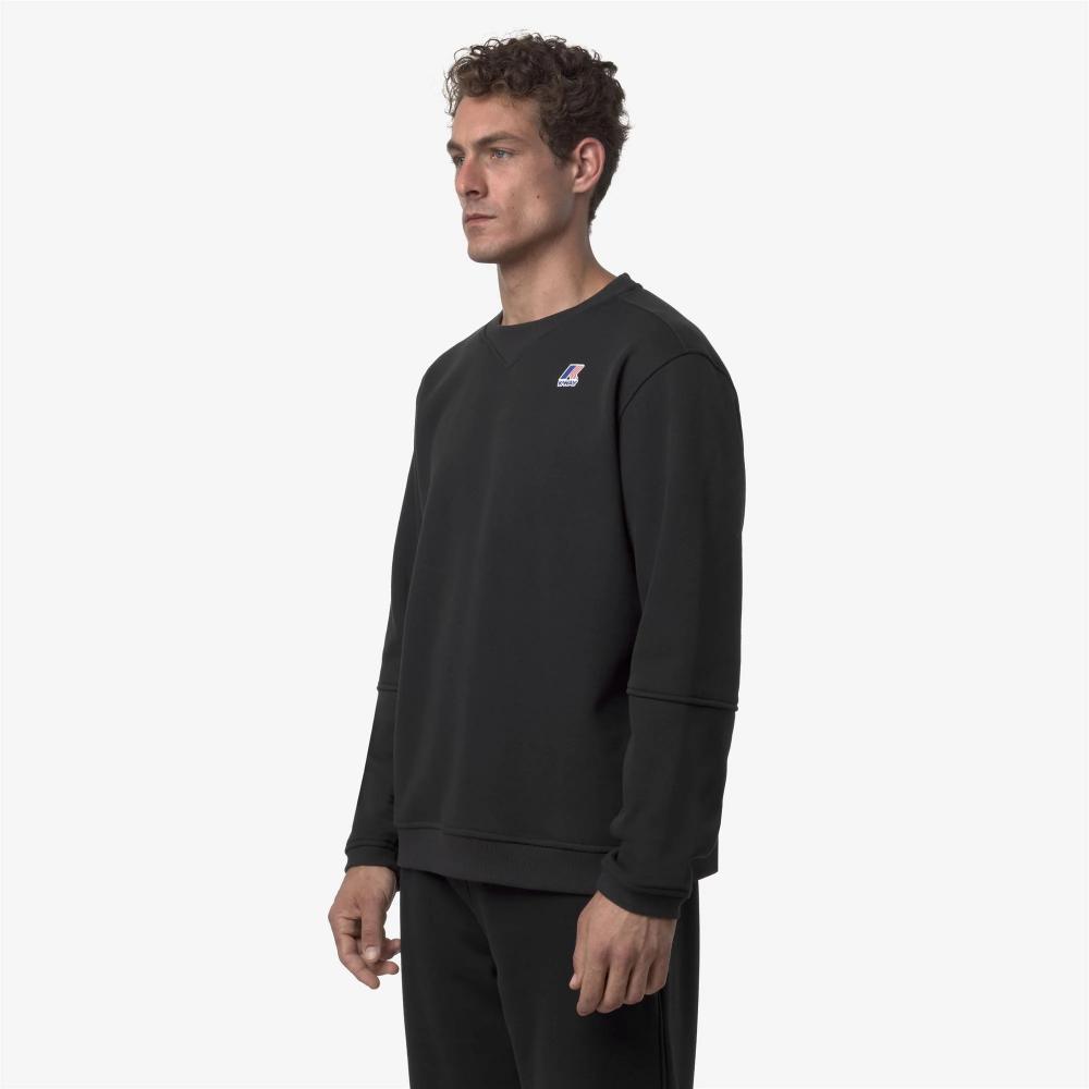 K-Way Felpa Nael Brushed Pc Black