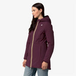 K-Way Giacca Denise St Warm Double Violet Mauve Wine/Blue Depth