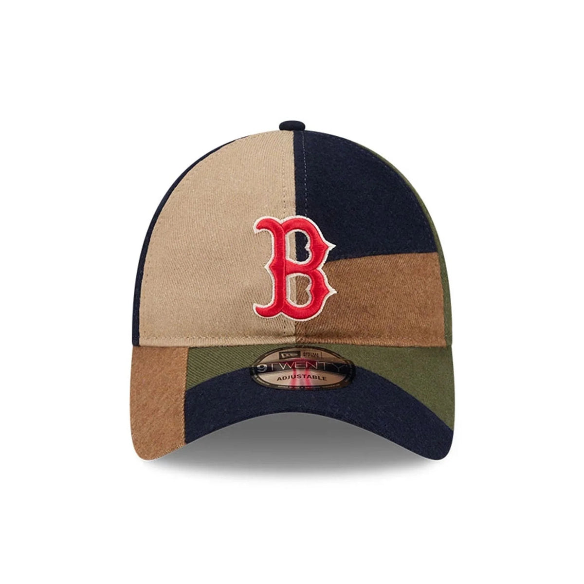 New Era 9TWENTY Boston Red Sox MLB Patchwork Marrone