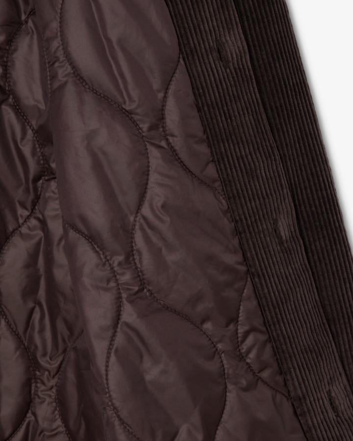 Lacoste Overshirt in Velluto a Coste Oversize