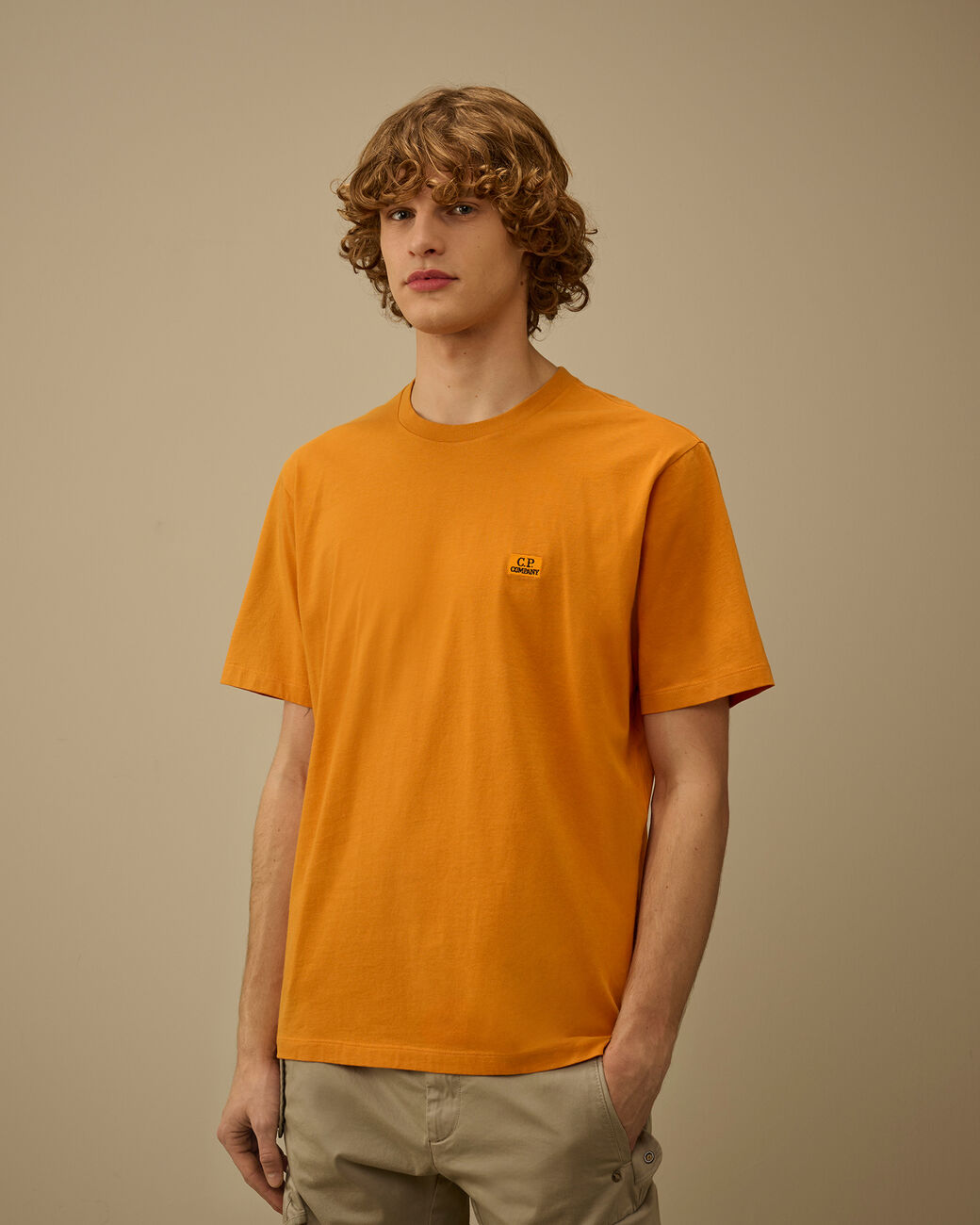 Cp company Jersey Short Sleeve Logo Patch T-Shirt