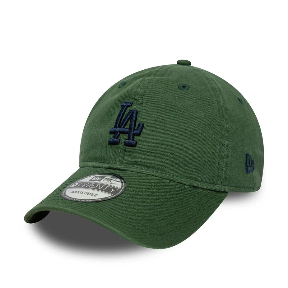New Era 9Twenty LA Dodgers MLB Washed Script Verde Scuro