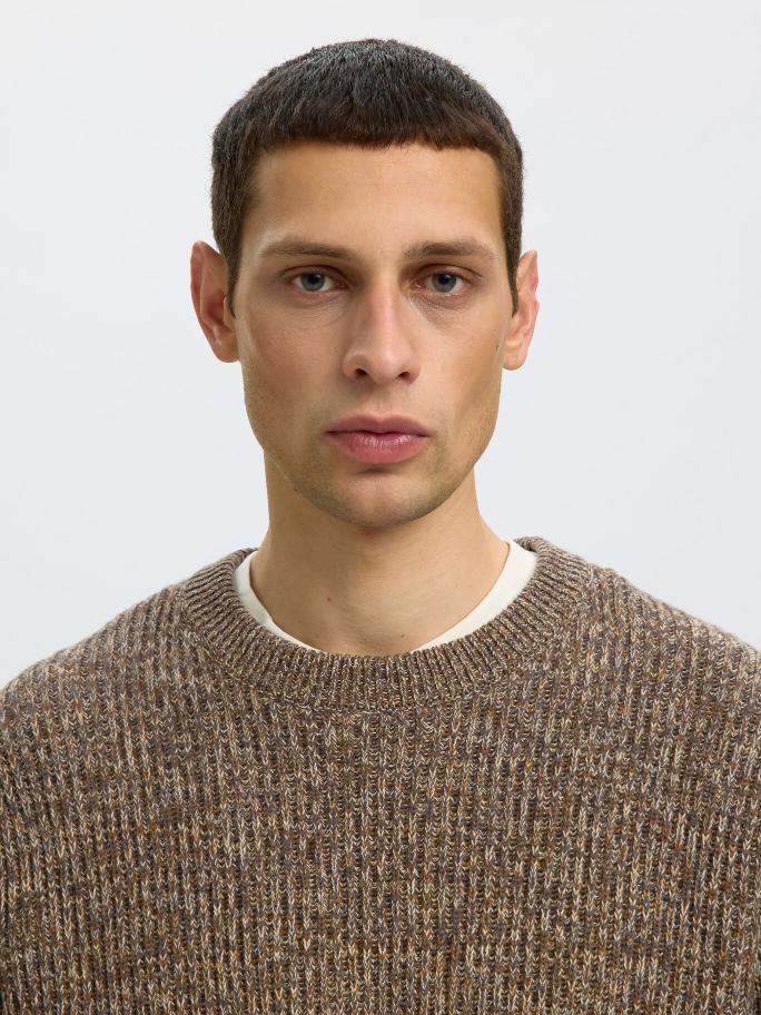 Selected Pullover Turkish Coffee