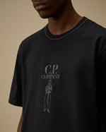 Cp Company Twisted Short Sleeve Logo T-Shirt