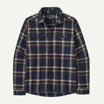 Patagonia Men's Fjord Flannel Shirt Crossing: New Navy