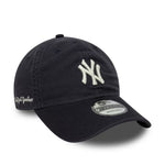 New Era 9TWENTY New York Yankees MLB Washed Script Blu Navy