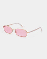 A. KJÆRBEDE Noah Rosegold Galactic Pink Sunglasses