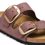 Birkenstock Arizona Big Buckle Pelle Nubuck Pepper Narrow Fit