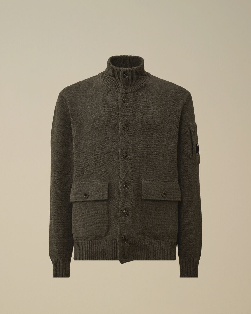 Cp Company Lambswool GRS Buttoned Sweate