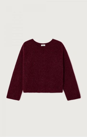 American Vintage Maglione Donna Vitow Granato