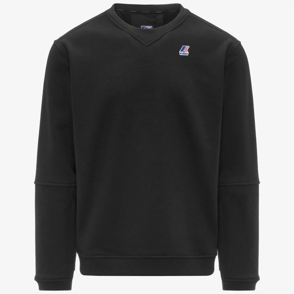 K-Way Felpa Nael Brushed Pc Black