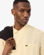 Lacoste Camicia Relaxed Fit in Lino