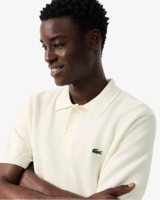 Lacoste Polo in Maglia Bouclé Classic Fit