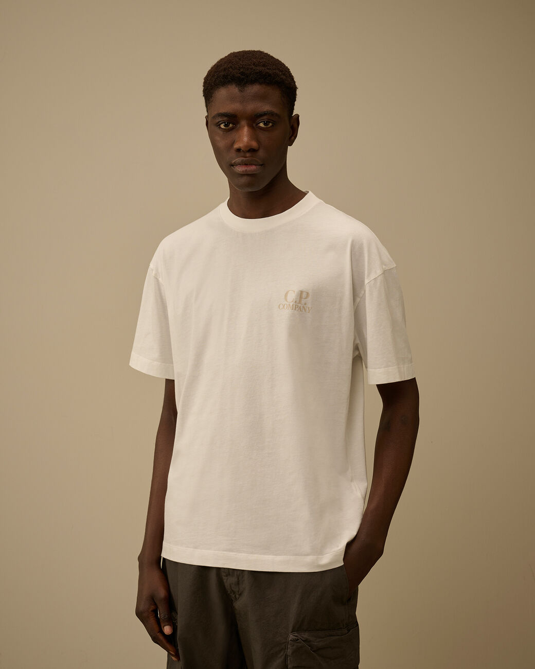 Cp Company Jersey Short Sleeve Printed Graphics T-Shirt