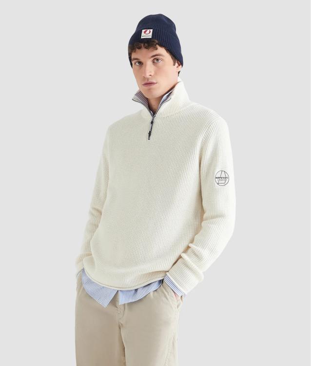 Murphy&Nye Fender Sweater Maglione Mezza Zip a Coste Inglesi