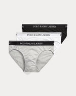 Polo Ralph Lauren Tre Paia di Slip a Vita Bassa