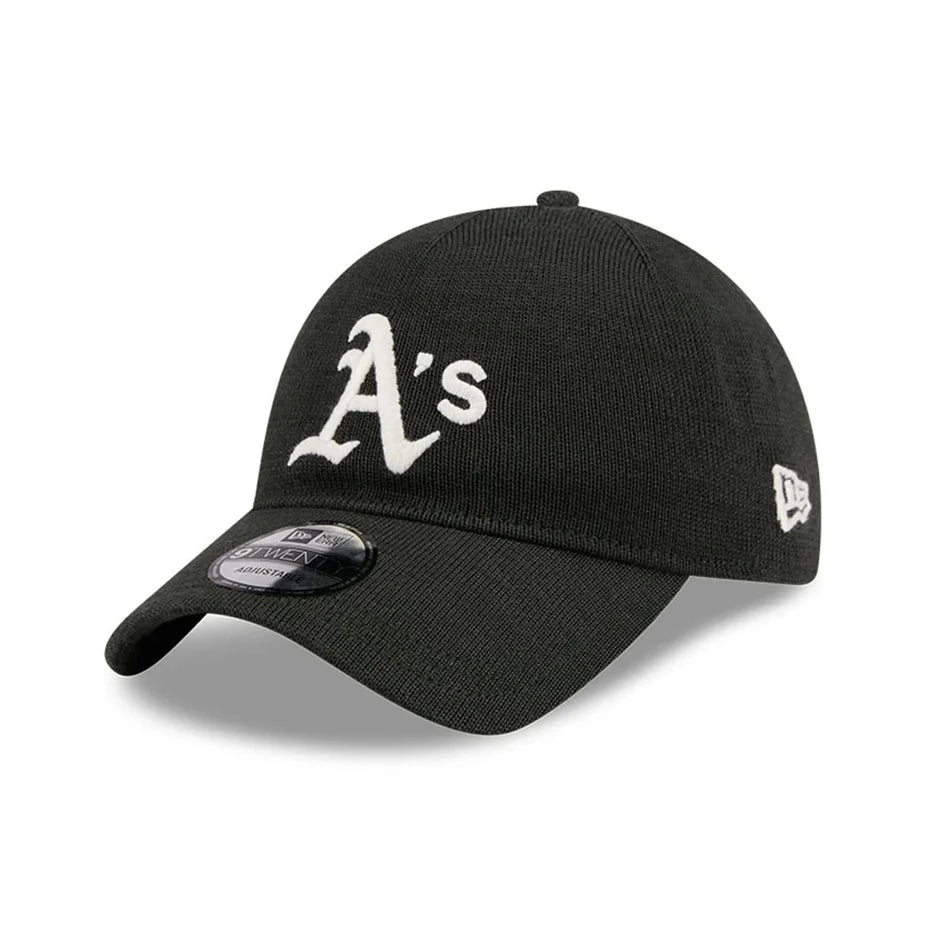 New Era 9TWENTY Athletics MLB Lana Merino Verde Scuro