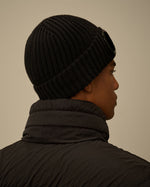 Cp Company Extrafine Merino Wool Goggle Beanie