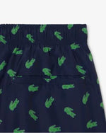 Lacoste Costume da Bagno con Stampa Coccodrillo