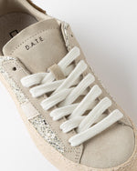 D.A.T.E. Hill Low Glitter Platinum