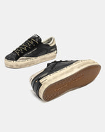 Crime London Distressed Platform Black Dusk