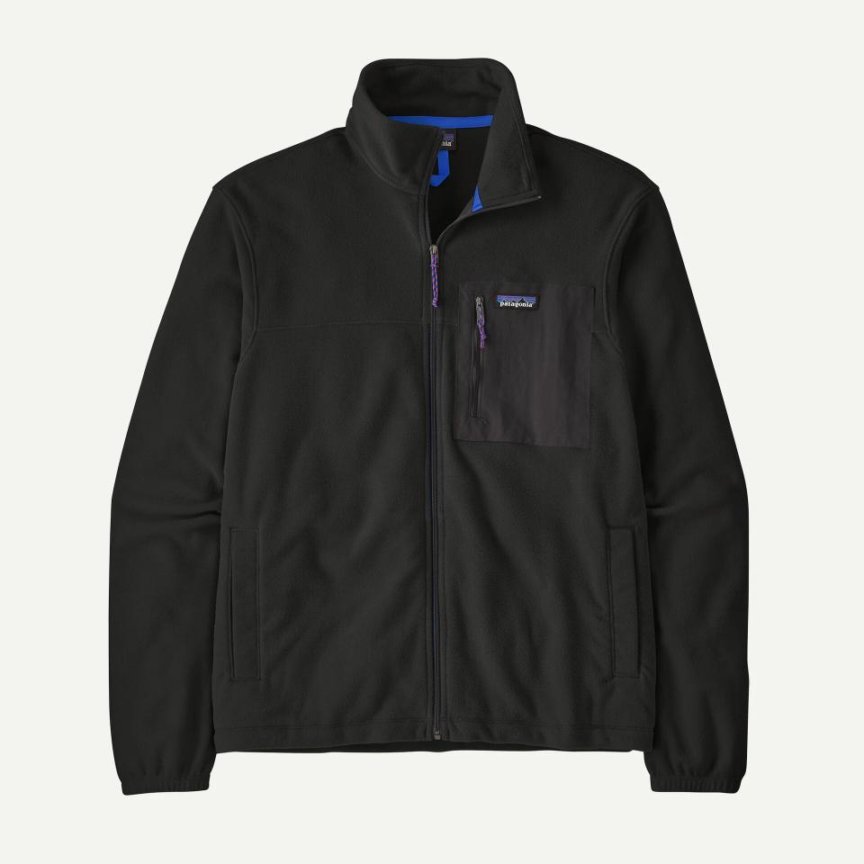 Patagonia Men's Micro D Fleece Patch Pocket Jacket Black