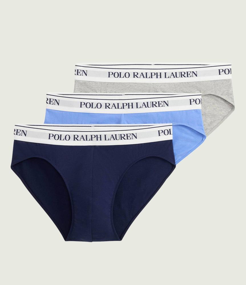 Polo Ralph Lauren 3 Paia Slip Stretch Cotton Vita Bassa