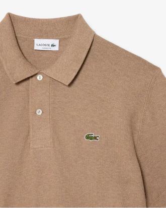 Lacoste Polo in Maglia Bouclé Classic Fit
