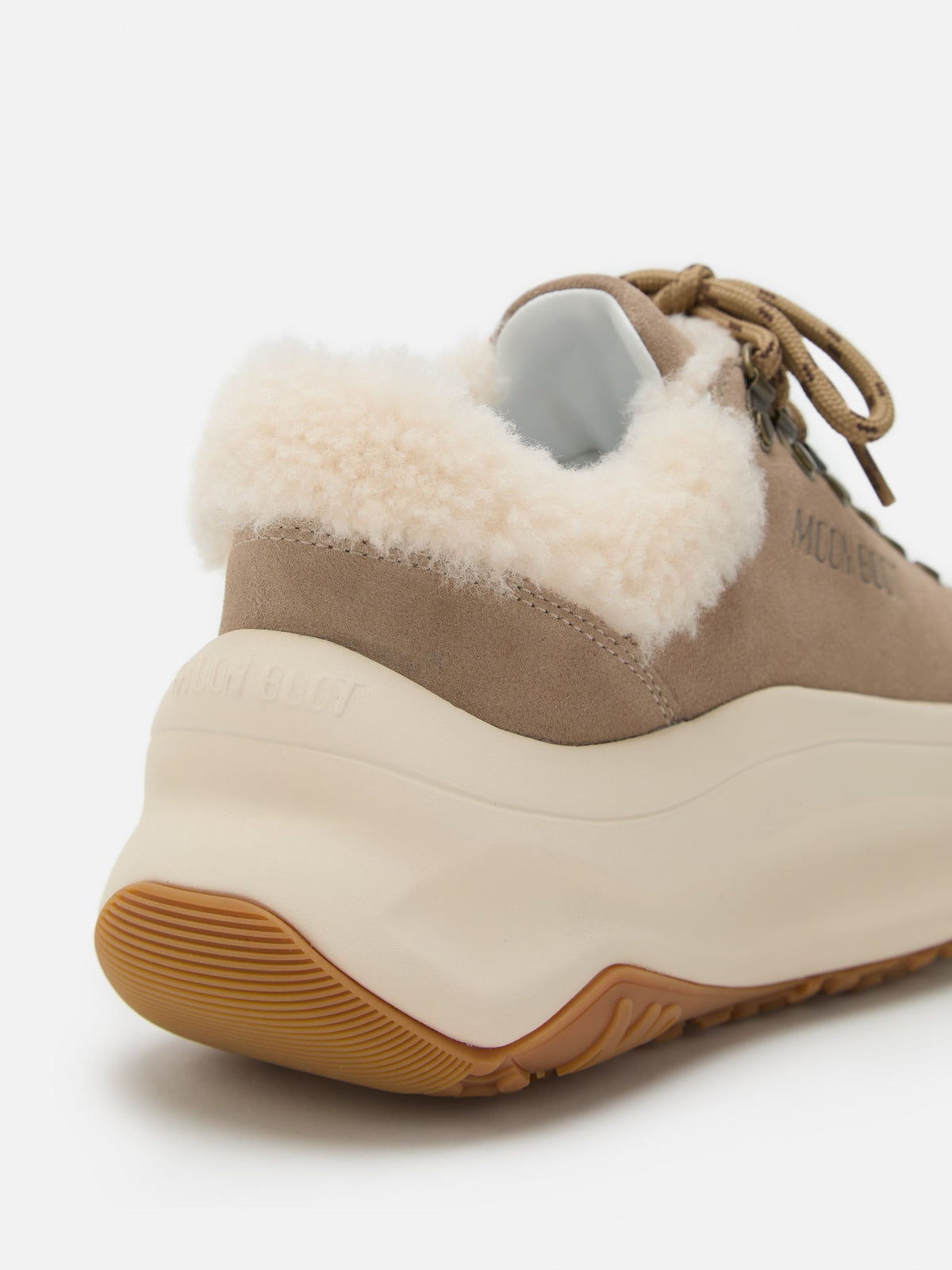 Moon Boot Sneaker Moon247 City in Shearling Beige