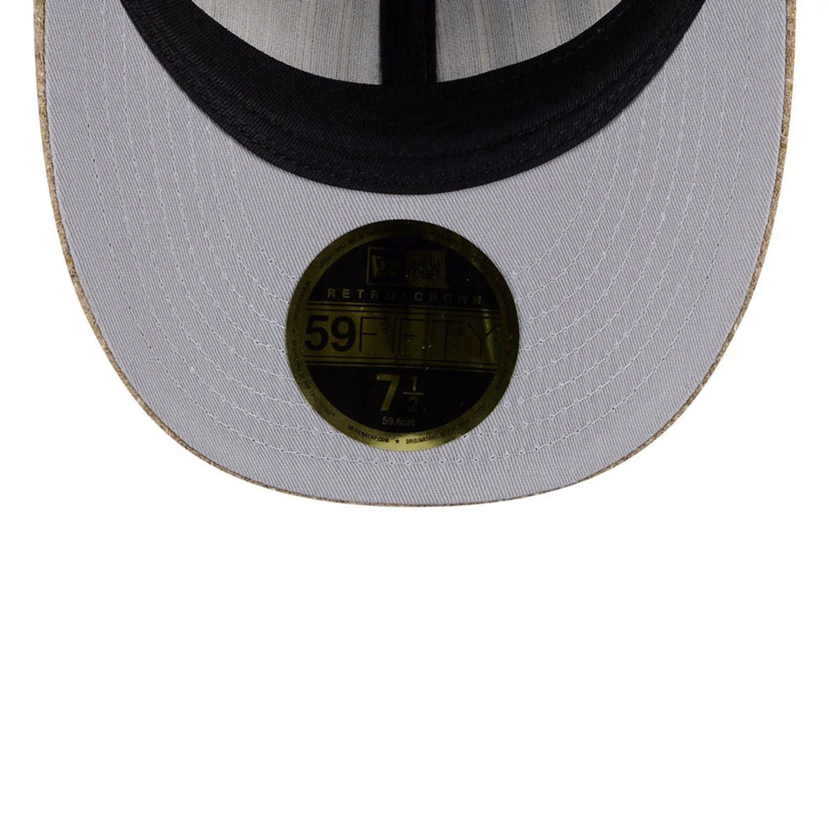 New Era 59FIFTY Fitted Retro Crown New York Yankees MLB Vintage Tweed Blu