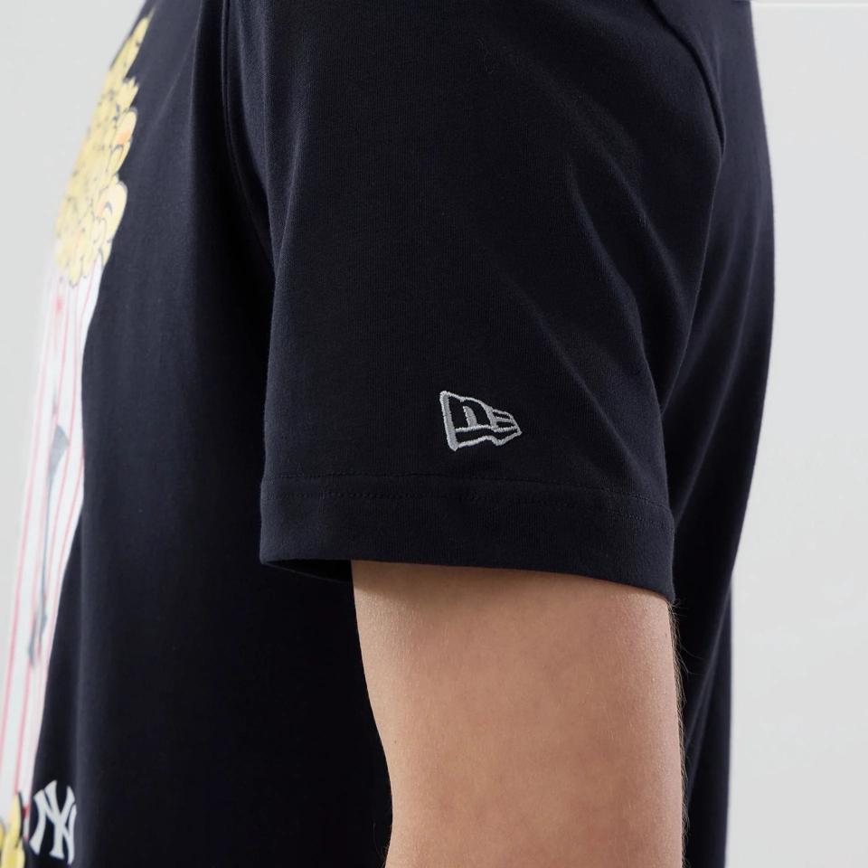 New Era T-Shirt New York Yankees MLB Popcorn Black