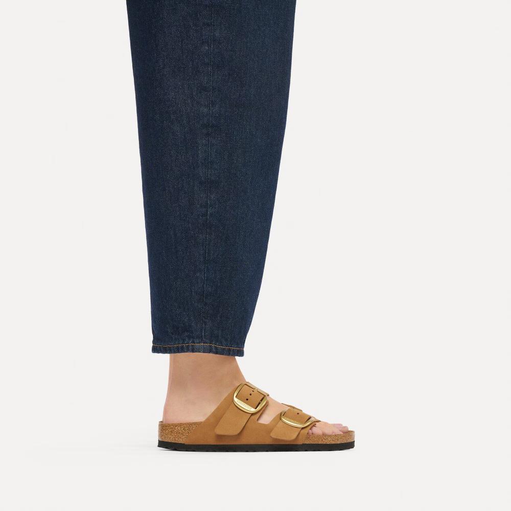 Birkenstock Arizona Big Buckle Pelle Nubuck Mink Narrow Fit