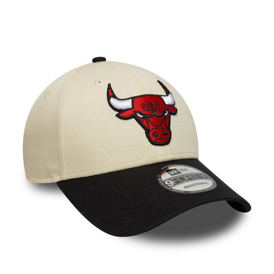 New Era 9FORTY Chicago Bulls NBA Colour Block Crema