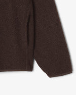 Lacoste Felpa in Pile a Collo Alto con Zip