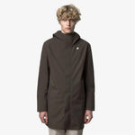 K-Way Giacca Marlyn Bonded Black Olive/Blue Depth