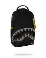Sprayground Zaino Shark Central Yellow Tape Dlx Satin