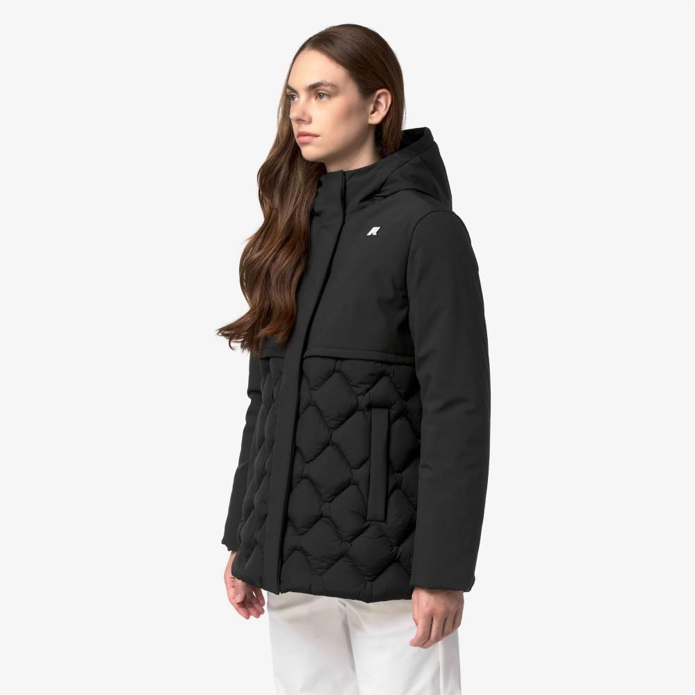 K-Way Giacca Siphane Hybrid Warm Shell Black Pure