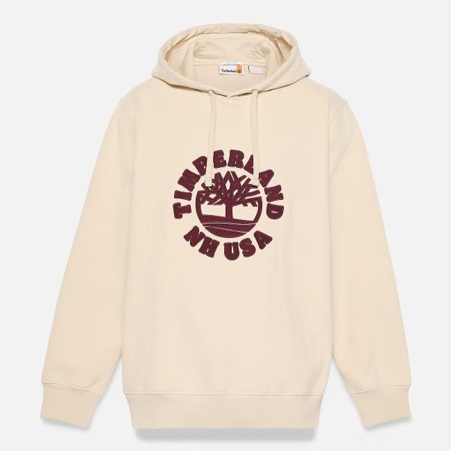 Timberland Felpa con Cappuccio e Grafica Holiday