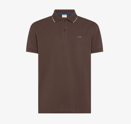 Sun68 Polo Marrone