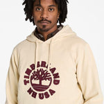 Timberland Felpa con Cappuccio e Grafica Holiday