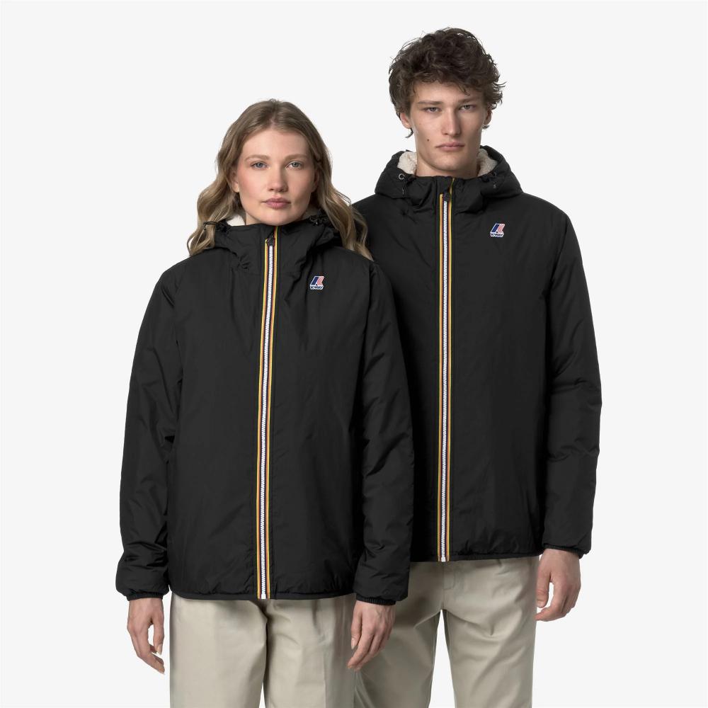 K-Way Giacca Le Vrai 4.0 Claude Orsetto Unisex Black
