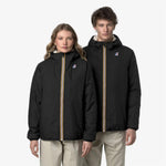 K-Way Giacca Le Vrai 4.0 Claude Orsetto Unisex Black