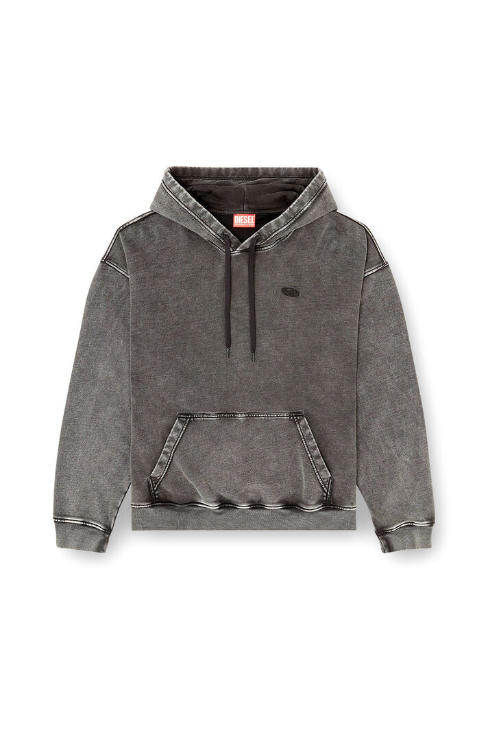 Diesel Felpa con Cappuccio S-Boxt-Hood-Den