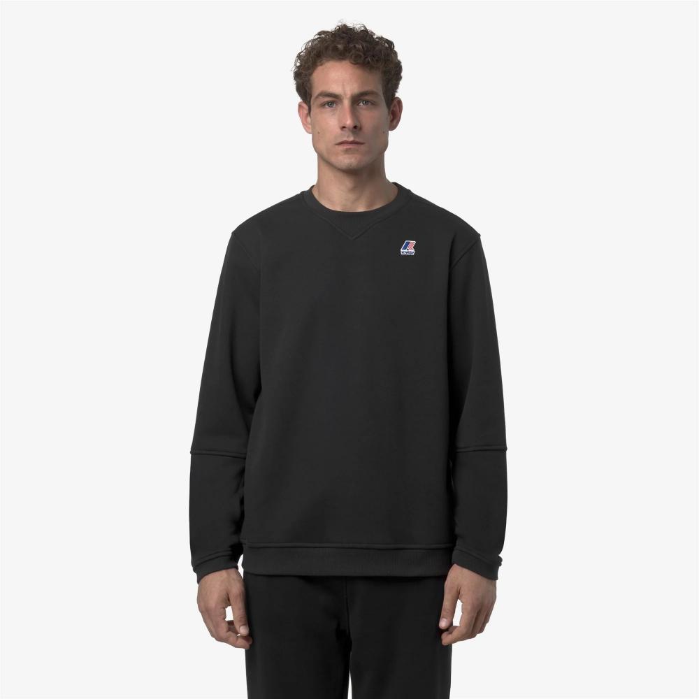 K-Way Felpa Nael Brushed Pc Black