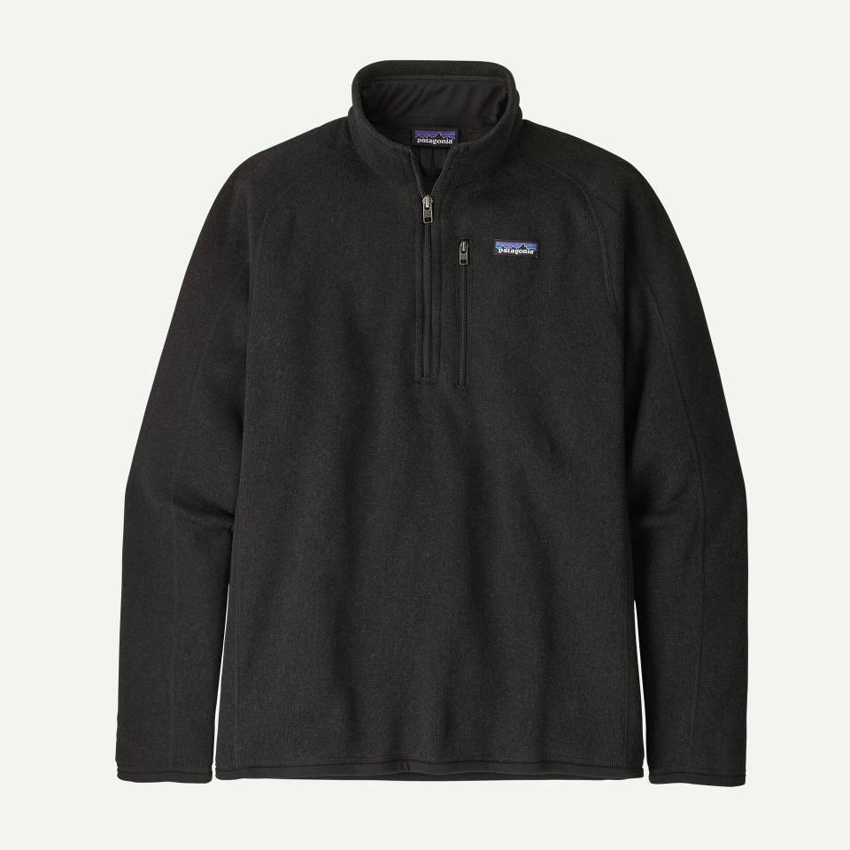 Patagonia Men's Better Sweater 1/4-Zip Fleece Black
