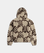 Daily Paper Burned Shield Sherpa Hoodie