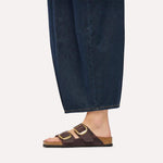 Birkenstock Arizona Big Buckle Pelle oliata Habana Narrow Fit